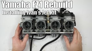 Yamaha FZ1  Ivans Jet Kit Install Part 1 [upl. by Iruahs73]