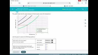 ALEKS Relating vapor pressure to vaporization [upl. by Amandi]