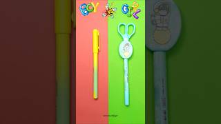 Boy Vs Girl Stationary Items5 stationery normalvscute boyvsgirl [upl. by Charla]