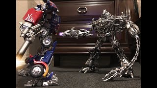 Transformers stop motionOptimus Prime vs Megatron [upl. by Stockwell]