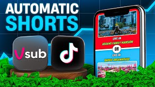 Automatically generate monetizable AI shorts Youtube amp TikTok Automation AI [upl. by Velleman320]