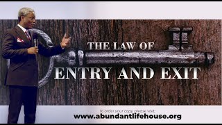 REV OLUSOLA AREOGUN  THE LAW OF ENTRY AND EXIT [upl. by Lawley]