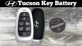 2022  2023 Hyundai Tucson Key Fob Battery Replacement  How To Change Replace Remote Fob Batteries [upl. by Adnarim94]