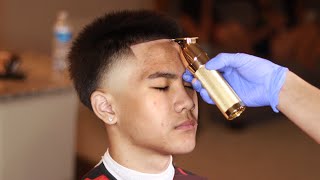 FRESHEST BLOW OUT TAPER  BARBER TUTORIAL [upl. by Aletsirc138]