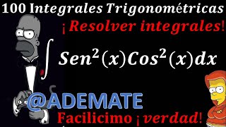 INTEGRAL TRIGONOMÉTRICA INTEGRAL DE sen2xCos2x EJEMPLO 22 [upl. by Ardnekan60]