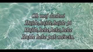 Butrint ImeriMoj dashni Lyrics [upl. by Schaab]