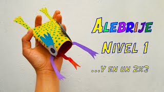 Monstruo de coloresCómo hacer un alebrije de manera fácil y con materiales reciclados♻️🌱 [upl. by Nuli]