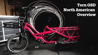 Tern GSD Gen 2 Cargo Bike Detailed Overview for North America [upl. by Akinwahs437]