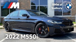 2022 BMW M550i xDrive  Video Walkaround amp Exhaust [upl. by Yanehc]