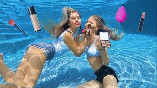 Funniest Underwater Makeup Challenge [upl. by Lesiram]