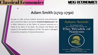 History of Economic Thought  Classical Economics [upl. by Hassin]