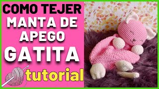 Como tejer una MANTA DE APEGO DE GATO a CROCHET  parte 1 [upl. by Naic]