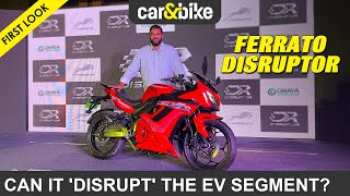 Ferrato Disruptor Launched In India  Prices  Range  Features [upl. by Eelyk]