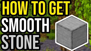 How To Make SMOOTH STONE in Minecraft  EASY Tutorial [upl. by Rbma]