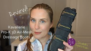 Kavallerie ProK 3D AirMesh Dressage Boots Review [upl. by Piggy]