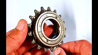 How To Overhaul A Bicycle Single Speed Freewheel [upl. by Ellerret]