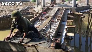 How To Building Reinforced Concrete Bridge Build Step by Step Easy [upl. by Bible]