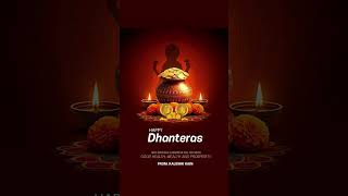 Happy Dhanteras Wishes Status  Dhanteras WhatsApp Status  धनतेरस स्टेटस  Dhanteras 2024 Status [upl. by Ahseet]