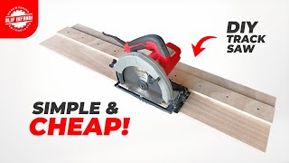 Circular Saw Track Guide  DIY Woodworking Project for Precision Cutting [upl. by Neelyar291]