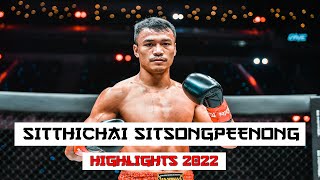 Sitthichai Sitsongpeenong Highlights 2022 [upl. by Irabaj344]