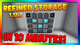 Refined Storage  Autocrafting Tutorial in 10 MINUTES [upl. by Covell]