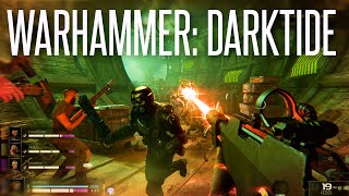 RAIDING THE INFESTED CITY IN DARKTIDE  Warhammer 40k Darktide Beta Gameplay [upl. by Yrrum861]