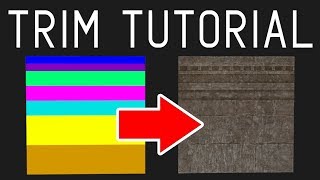 Planning amp Creating Trim Sheets For Games  Trim Texture Tutorial Part 1 [upl. by Armilla]