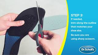 Dr Scholls  How To Use Work Insoles [upl. by Stutman]