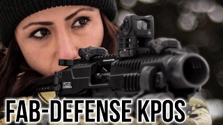 FabDefense KPOS Pistol SBR Chassis [upl. by Yuzik]