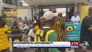 Environmental sustainability Katanga Alumni support Universitys Hall waste management [upl. by Anu485]