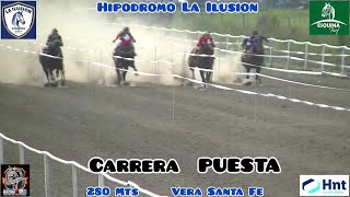 PUESTA quotESCORPION Y APRESURADAquot Hipodromo La Ilusion Vera S Fe 09062024 [upl. by Eidnahs]