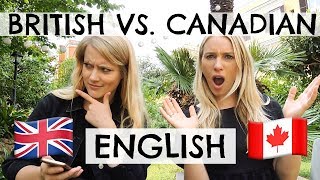 BRITISH VS CANADIAN ENGLISH [upl. by Eeima]