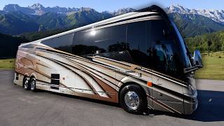 New Body Style Prevost Liberty Coach 906  The First New Double Slide Weve Seen [upl. by Yrro916]