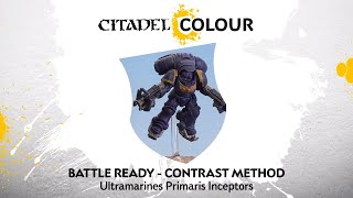 How to Paint Battle Ready Ultramarines Primaris Inceptors – Contrast Method [upl. by Ranson]