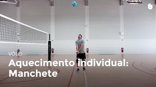 Aquecimento com bola manchete  Vôlei [upl. by Dinah]