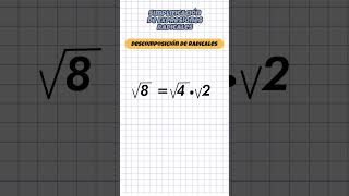 Simplificación de Expresiones Radicales conceptos basico [upl. by Atalya387]