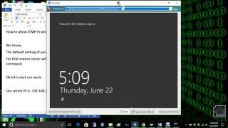 How to enable Ping in Windows Server 2012 [upl. by Arnaldo]