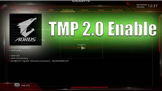 Enable TPM 20 AORUS B450 [upl. by Ila]