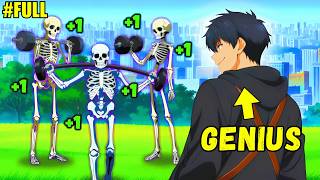 GENIUS HAS SPENT ALL THE UPGRADE POINTS on his SKELETONS and they are now LEVEL 999  Manhwa Recap [upl. by Anavi162]