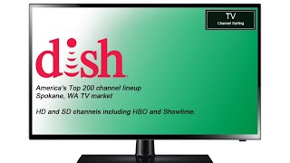 TV Channel Surfing Dish Network Americas Top 200 HDSD Spokane WA TV Market [upl. by Einial]