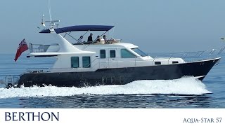 OFF MARKET Aquastar 57  Yacht for Sale  Berthon International Yacht Brokers [upl. by Levinson]