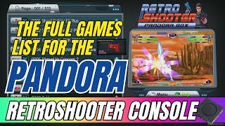 Retro Shooter Console Full Games List  Pandora Box [upl. by Anayaran857]