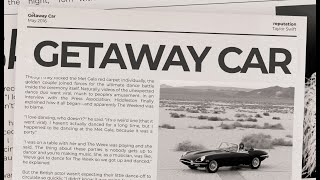 Taylor Swift  Getaway Car Lyric Video [upl. by Matthiew806]