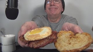 ASMR Eating a Dunkin Donuts Breakfast [upl. by Lek]