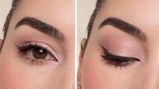 Easy Soft Pink Eyeshadow Tutorial [upl. by Eillit]