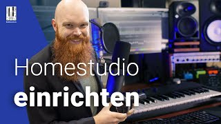 Unsere Studiotour  Alle wichtigen Komponenten zum Homestudio einrichten [upl. by Wymore386]