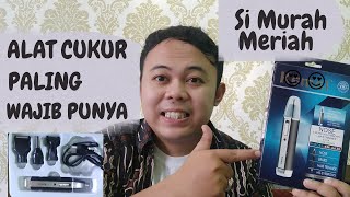 REVIEW ALAT CUKUR KEMEI KM6630 [upl. by Nyltiac]