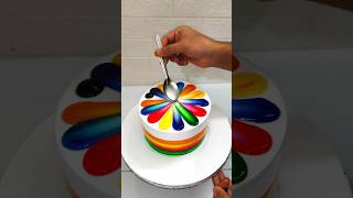 1kg New Mix Fruit Rainbow 🌈 Colour Cake Decorating shortsfeed shorts ytshorts youtube food [upl. by Asseret]