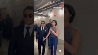 ÁngelaAguilar y ChristianNodal en el backstage de los LatinGRAMMY [upl. by Mitran652]