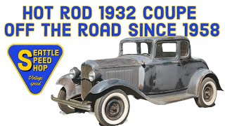 1932 Ford 5 Window Coupe Off the road since 1958 [upl. by Hess]